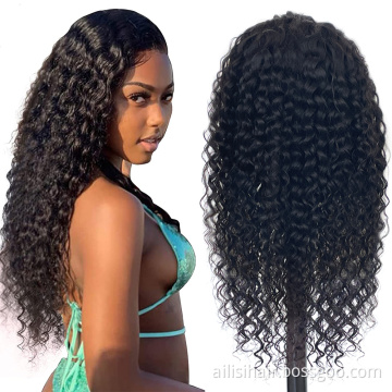 Unprocessed Virgin Brazilian Human Hair  HD Lace Frontal Wigs PrePlucked Bleached Knots Wholesale Wigs 100% Human Hair Vendors